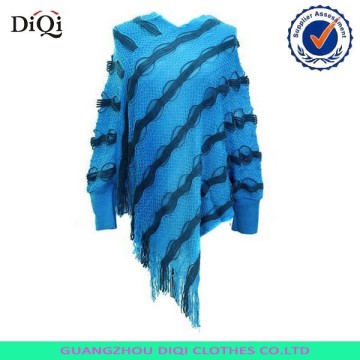 Fashion winter coat,poncho winter coat ,oem winter coat