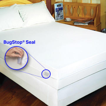 Machine washable coral fleece fitted waterproof dust poorf mattress  protector cover bed bugs