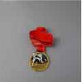 New Arrival Custom Shape 2D 3D Printed Medal Modern Sports Award in Metal (Brass or Bronze) Logo Stamping Technique