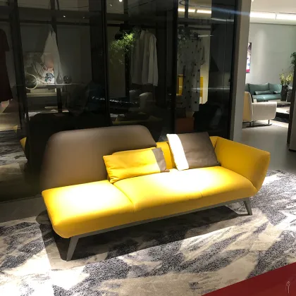 High class home furniture leather sofa for villa