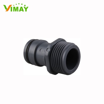 1 Inch Male Thread ABS Garden Irrigation Tap Adaptor with Quick Connector