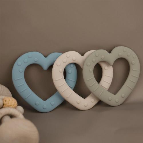 Heart Shape And Teether DIY Silicone Soft Toy