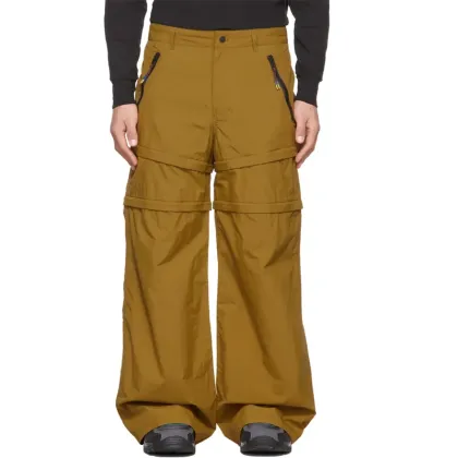 OEM Men Plus Size Wide Leg Loose Fit Trousers Cargo Stacked Pants for Men