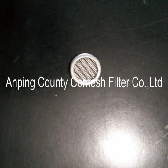 Stainless Steel Wire Mesh Metal Filter Disc