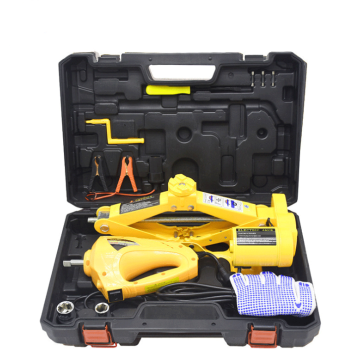 Electric Adjustable Jack Quick Lift Safety Auto Repair Hydraulic Floor Jacks Kit - 3 Ton, 12V, 3-Year Warranty