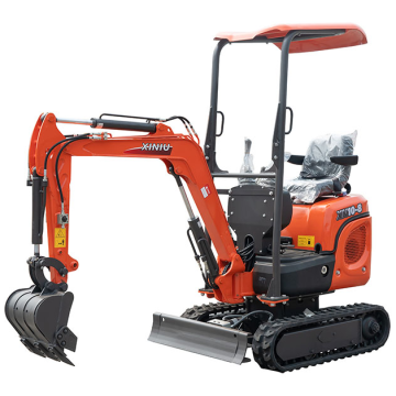 Rhinoceros XN10-8 mini excavator with swing boom