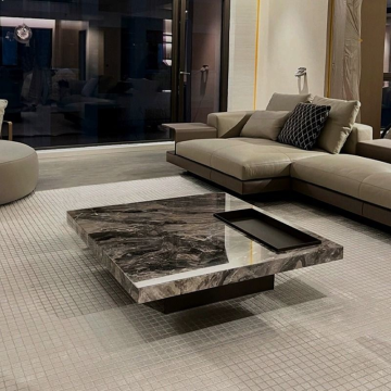 Luxus moderner Marmor Couchtisch für hochklassige Wohnzimmerdesign