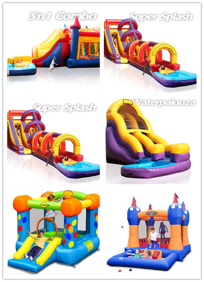 Commercial Grade Inflatable Slide with Pool