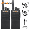 ECOME ET-99 USB Auricolare portatile a bordo radio a lungo raggio walkie talkie set