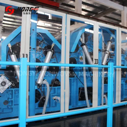 Blue Industrial Carding Machinery