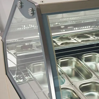 Large Capacity Commercial Horizontal Freezer Cabinet for Ice Cream