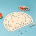 Kids Antislip Dining Table Mat Flexible Heat Resistant