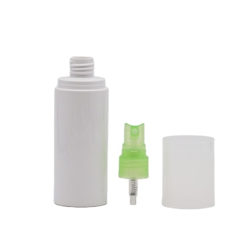 Custom 60ml White Cylinder Plastic Spray Bottle