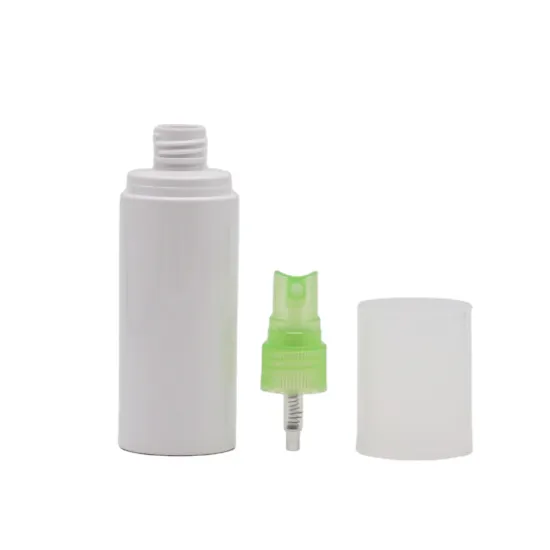 Custom 60ml White Cylinder Plastic Spray Bottle
