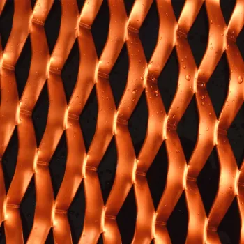 Powder coated galvanized Aluminum expanded metal mesh