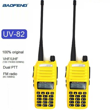 2PCS/lot BaoFeng UV-82 5W Dual Band 136-174&400-520MHz Ham Radio 2800mAh Battery Walkie Talkie Five Color Optional