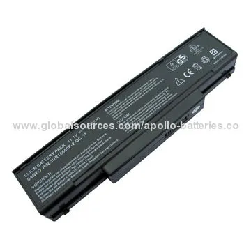 Replacement Laptop Battery for Z53 A9 Series, with 6 Cells, 11.1V Voltage and 4,800mAh Capacity