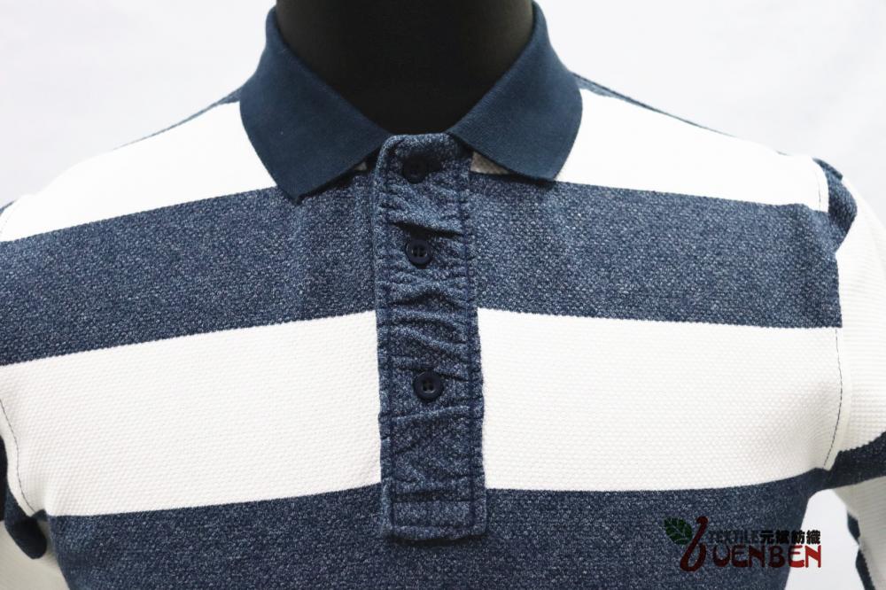 Polo con tapeta y arrugas YD para hombre