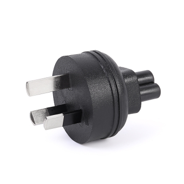 Australian Assembled 3 Pin Plug Insert - Brass Electrical Plug IEC C5