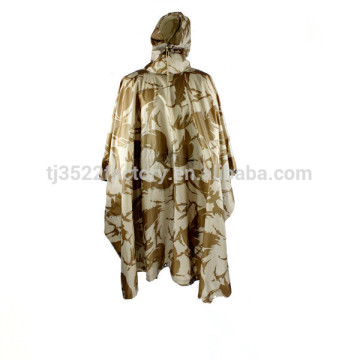 Desert camouflage military poncho square style