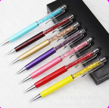 Delicate crystal ball pen