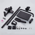 Black Rainfall Overhead Shower Set with Hand Shower