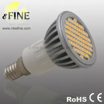 3528 SMD SPOT E14 LED 5W 230V high power 70 SMD aluminum body