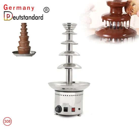 5 Tiers Commercial Chocolate Fountain