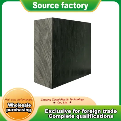 Flame retardant industrial plastic plate