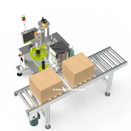 Automatic Carton Sticker Printing and Labeling Machine