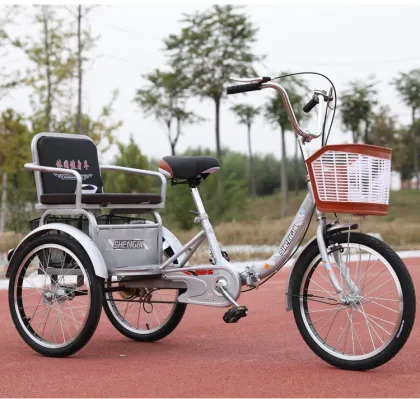 New Shock-Absorbing Middle-Aged and Elderly Tricycle/Pedal Tricycle for Adult Leisure