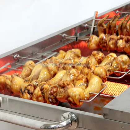 New BBQ Rotary Chicken Grill Machine - Rotary Chicken Roaster Rotisserie Oven for Chicken (Gas)
