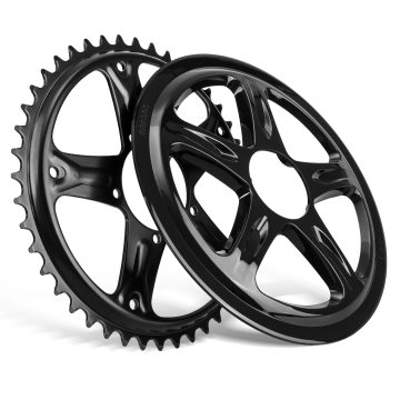 36T, 44T, 46T, 48T, 52T Chain Wheels for Bafang Ebike BBS01B & BBS02B Mid Motor Crankset - Compatible with Ebike Bicycle
