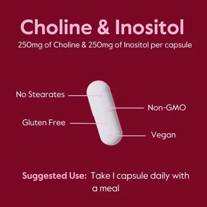Custom OEM Choline Inositol Supplement Capsules Boost Fat Metabolism & Cognitive Function