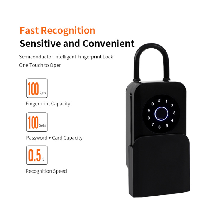 Умный электронный наружный цифровой сейф для ключей