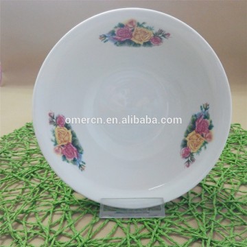 cheap three flower decal ceramic bowl wholesale, ceramic bowl, ceramic noodle bowl