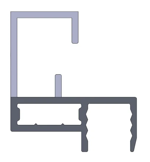 Sunrise tile left Aluminum Frame-423