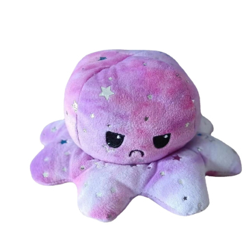 Premium Durable 20cm Tie-Dyed Octopus Plush Toy - Customizable Animal Friend