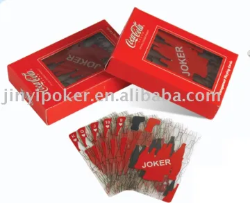 Transparent playing card