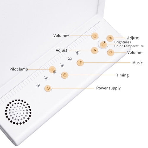 Lámpara LED de lámpara de terapia de luz brillante de Suron