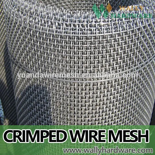 galvanized crimped mesh/galvanized crimped wire mesh/ galvanized square wire mesh made in china