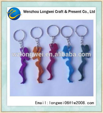 sexy lady shaped wholesale skeleton key bottle opener/red wine bottle opener/credit card bottle opener
