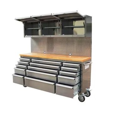 Steel Metal Garage Tool Cabinet Workshop Tool Trolley with 15 drawers