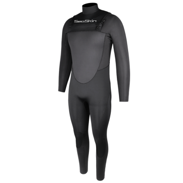 Seaskin 3mm Front Zipper Black Color Surfing Wetsuits