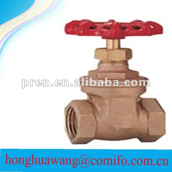 BSPT Connection Bronze Gate Valve
