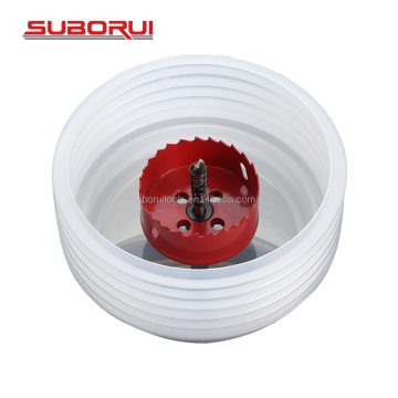SUBORUI Bi-metal Hole Saw with Rubber Dust Collector