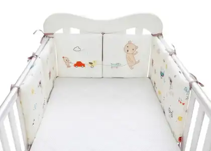 Soft Cotton Baby Crib Protector Set/Crib Bumper