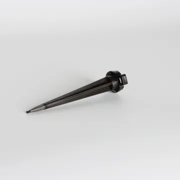 Black C7 C9 Outdoor 4.5 Inch Plastic Lighting Stakes for Camping