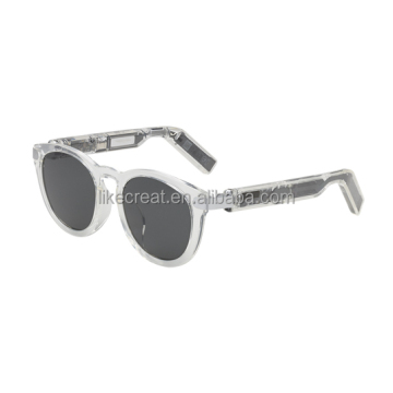 Ultra-lekkie okulary Bluetooth z kontrolą dotykową, soczewkami spolaryzowanymi UV400 i technologią BT5.3