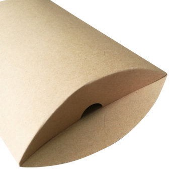 custom fashion gift packaging white pillow paper box
